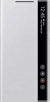 Чехол (флип-кейс) Samsung Galaxy Note 20 Ultra Smart Clear View Cover серебристый (EF-ZN985CSEGRU)