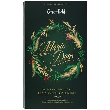 Чай Greenfield Magic Days Рождественский календарь 24 пакетика 43 г