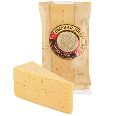 Сыр полутвердый Сырная Династия Монбарон со вкусом топленых сливок 50% 230 г