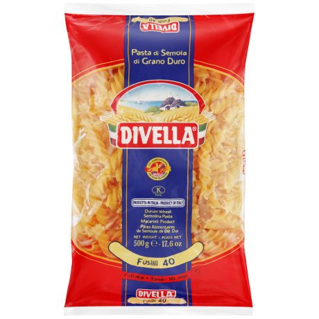 Макаронные изделия Divella Fusilli Фузилли (спирали) 500 г