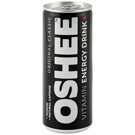 Энергетический напиток Oshee Classic с витаминами и кофеином газированный 0.25 л