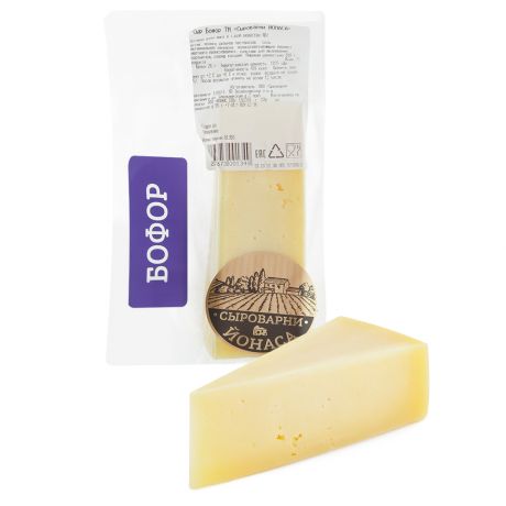 Сыр полутвердый Сыроварни ЙОНАСА Бофор 48% 0.1-0.2 кг
