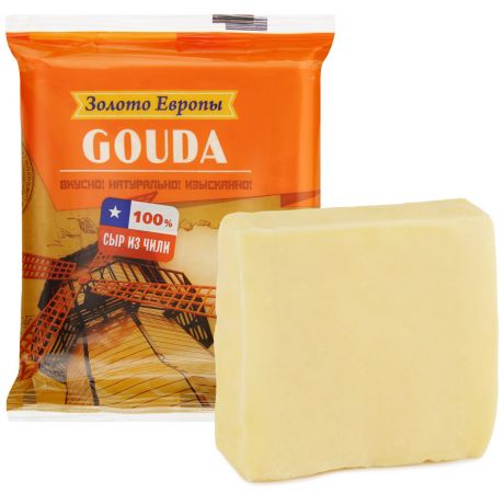 Сыр полутвердый Золото Европы Гауда 45% 240 г