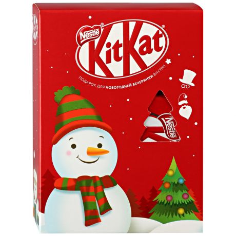 Подарочный набор KitKat New Year Party Box Шоколадные батончики 197 г