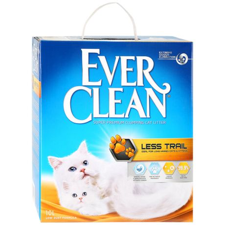 Наполнитель Ever Clean LitterFree Paws комкующийся для котят и длинношерстных кошек 10 л