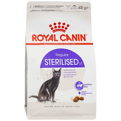 Корм сухой Royal Canin Sterilised 37 для стерилизованных кошек 400 г