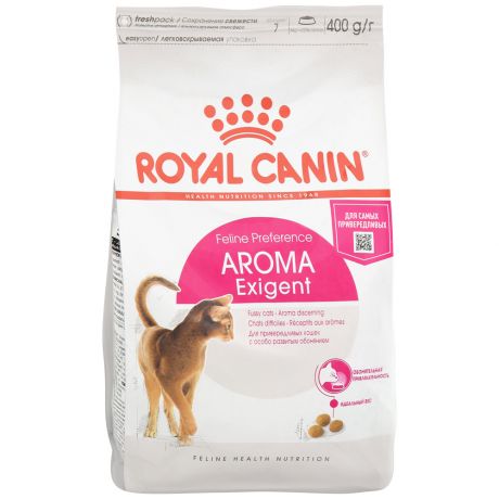 Корм сухой Royal Canin Exigent Aroma для привередливых с особо развитым обонянием кошек 400 г