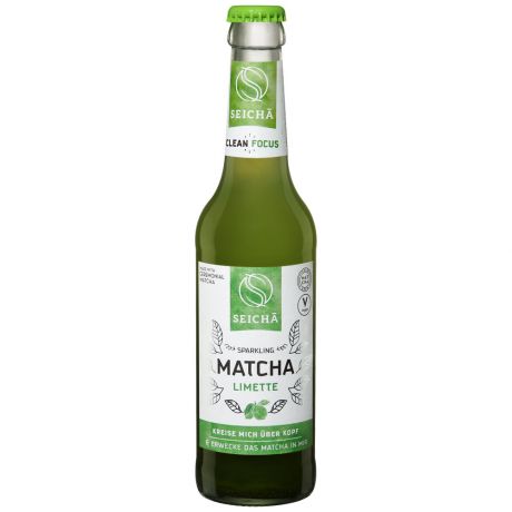 Напиток сокосодержащий Seicha Matcha Limette натуральный на основе чая матча с добавлением сока лайма 0.33 л