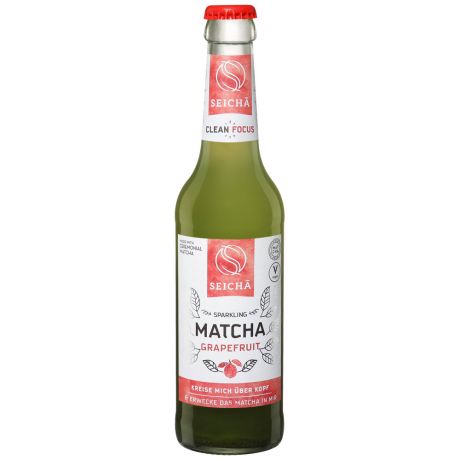 Напиток сокосодержащий Seicha Matcha Grapefruit натуральный на основе чая матча с соком грейпфрута 0.33 л