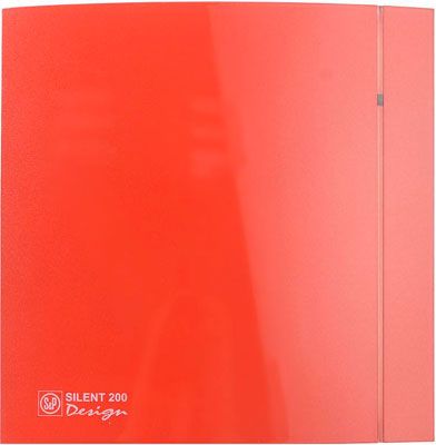 Вытяжной вентилятор Soler & Palau SILENT-200 CZ RED DESIGN-4C (красный) 03-0103-146