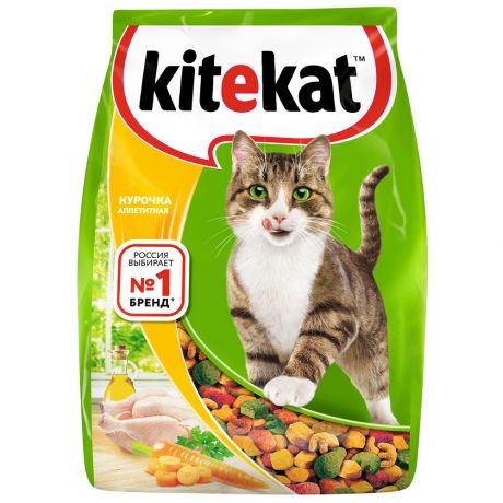Корм сухой Kitekat с аппетитной курочкой для кошек 1.9 кг