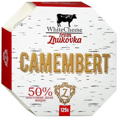 Сыр мягкий WhiteCheese from Zhukovka Камамбер 50% 125 г
