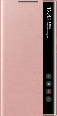 Чехол (флип-кейс) Samsung Galaxy Note 20 Ultra Smart Clear View Cover бронзовый (EF-ZN985CAEGRU)
