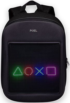 Рюкзак с LED-дисплеем Pixel ONE - BLACK MOON чёрный (PXONEBM01)