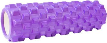 Массажный валик Gess ASANA (валик для йоги) фиолетовый GESS-094v