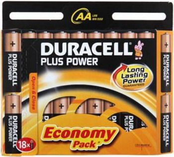 Батарейка Duracell Basic LR6-18BL MN1500 AA (18шт)