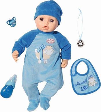 Кукла-мальчик Zapf Creation Baby born Annabell многофункциональная 43 см 701-898