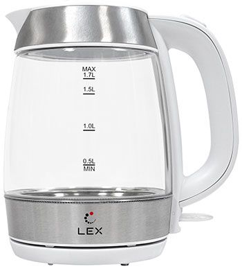 Чайник электрический Lex LX 3001-2 белый