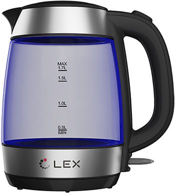 Чайник электрический Lex 3001-1 (черный)