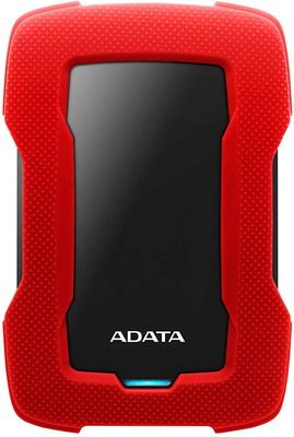 Внешний жесткий диск (HDD) A-DATA AHD330-2TU31-CRD RED USB3.1 2TB EXT. 2.5