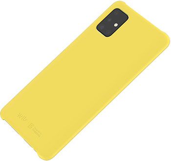Чехол (клип-кейс) Samsung Galaxy A51 WITS Premium Hard Case желтый (GP-FPA515WSAYR)