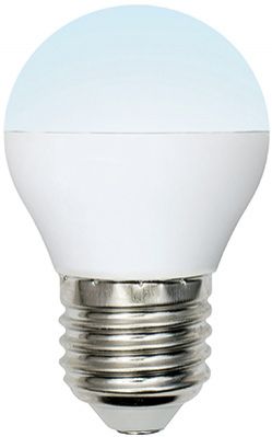Лампа Uniel LED-G45-6W/NW/E27/FR/MB PLM11WH Форма «шар» матовая (4000K) 002378