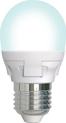 Лампа светодиодная Uniel LED-G45-7W/4000K/E27/FR/DIM PLP01WH диммируемая Форма «шар» матовая (4000K) 004301