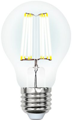 Лампа светодиодная Uniel LED-A60-12W/3000K/E27/CL PLS02WH Форма ''A'' прозрачная (3000K) 004866