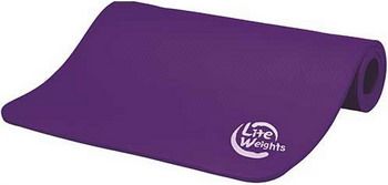 Коврик для йоги и фитнеса Lite Weights 5420LW фиолетовый