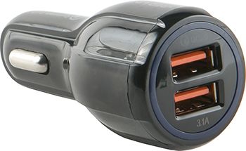 Автомобильное зарядное устройство Red Line Tech 2 USB (модель AC2-30) Quick Charge 3.0 черный