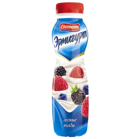 Йогурт Эрмигурт питьевой с лесными ягодами 1.2% 290 г