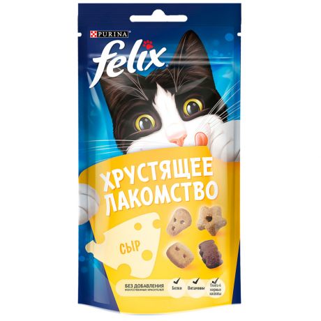 Лакомство Felix с сыром для взрослых кошек 60 г