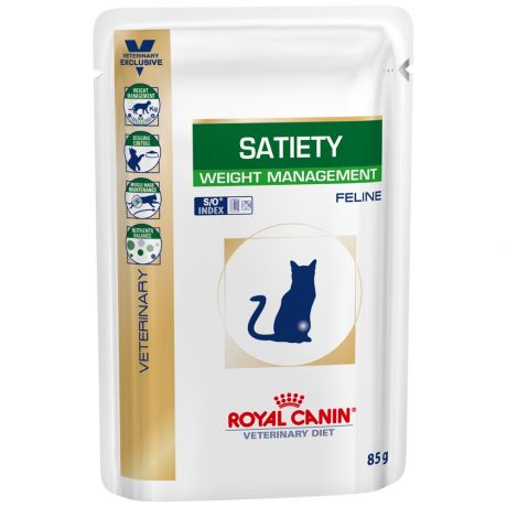 Корм влажный Royal Canin Vd Satiety Weight Management снижение веса для кошек 85 г