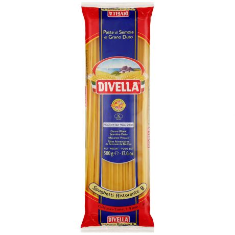 Макаронные изделия Divella Spaghetti Ristorante Спагетти Ристоранте 500 г