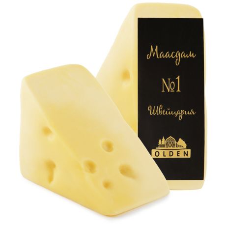Сыр твердый OLDEN Мааздам 48% 0.9-1.3 кг