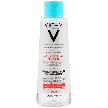Vichy Мицеллярная вода с минералами для чувствительной кожи 200 мл