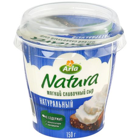 Сыр мягкий Arla Natura сливочный натуральный 60% 150 г