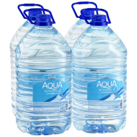 Вода питьевая Aqua Minerale негазированная 4 штуки по 5 л