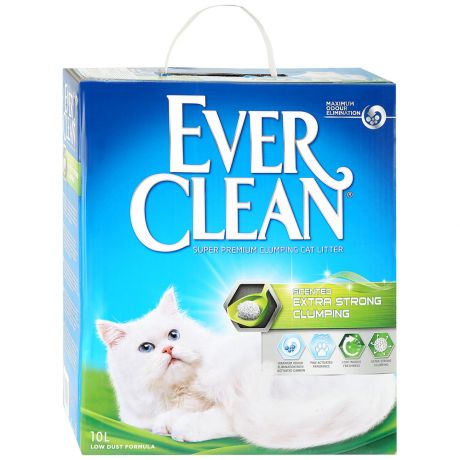 Наполнитель Ever Clean Extra Strong Clumping Scented комкующийся с ароматизатором для кошек 10 л
