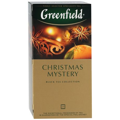 Чай Greenfield Christmas Mystery черный 25 пакетиков по 1.5 г