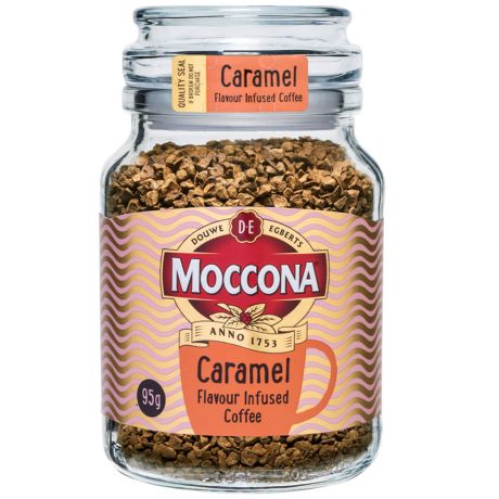 Кофе Moccona растворимый сублимированный с ароматом карамели 95 г