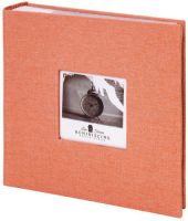 Альбом для фотографий Brauberg 10х15 см, на 200 фото, персиковый (391190)