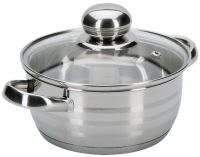 Кастрюля с крышкой REGENT-INOX 93-Lv02 Luna, 1,5 л, 16х7,5 см