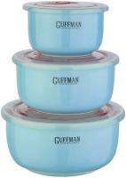 Набор контейнеров GUFFMAN Ceramics, 3 шт Light Blue (C-06-022-B)