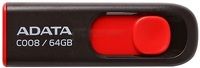 USB-флешка ADATA Classic C008 64Gb Red/Black (AC008-64G-RKD)