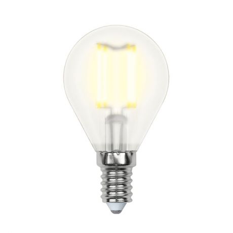 лампа филаментная UNIEL 7,5Вт E14 3000К шар теплый свет
