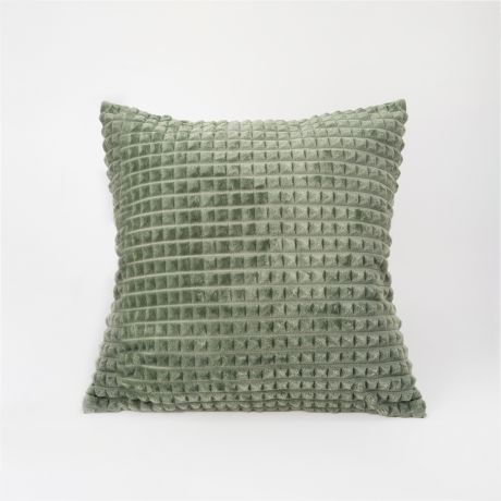 Чехол для декоративной подушки, 45х45см, 100% полиэстер, зеленый