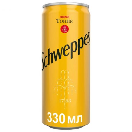 БЕЗ БРЭНДА Напиток газированный Schweppes Индиан Тоник