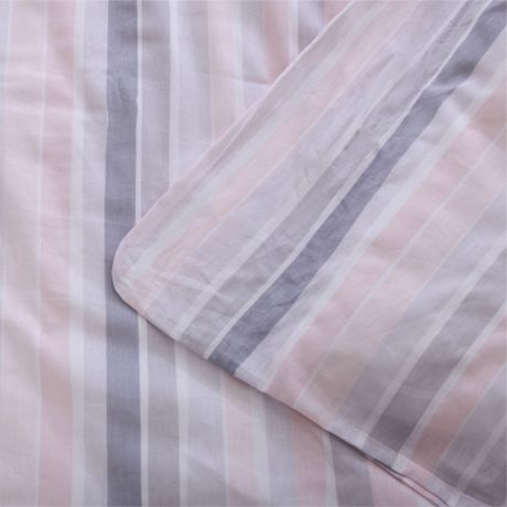 Комплект постельного белья СТМ Neutral 2-сп Rosy stripes , р-р: прост. 180х214см, под. 175х214см, нав.70х70см 2шт, бязь, 100%хл, 120гр/м2