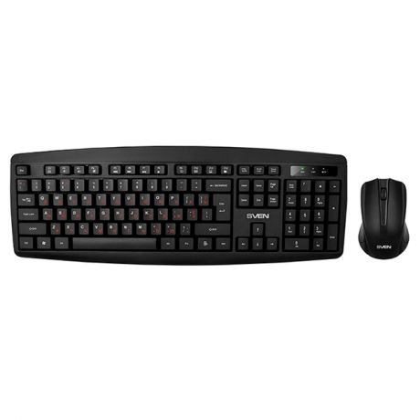 к-кт клавиатура+мышь беспроводные SVEN KB-C3100W черный